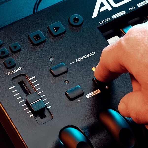 Alesis Q49 MKII USB MIDI Keyboard Controller, 49-Key, New, Action Position Back