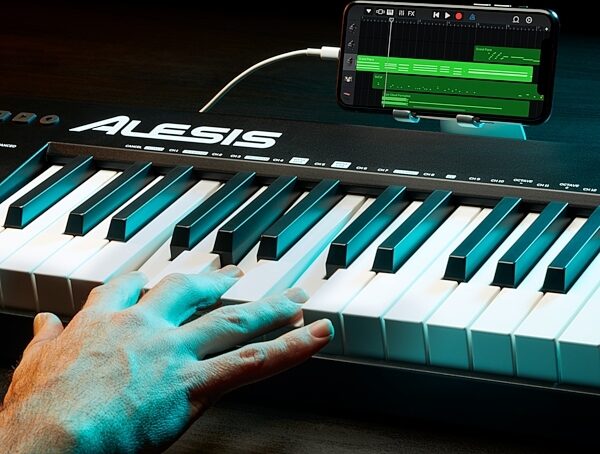 Alesis Q88 MKII USB MIDI Keyboard Controller, 88-Key, New, Action Position Back