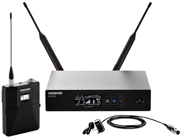 Shure QLXD14/83 Wireless System with WL183 Lavalier Microphone, Band G50 (470 - 534 MHz), Main