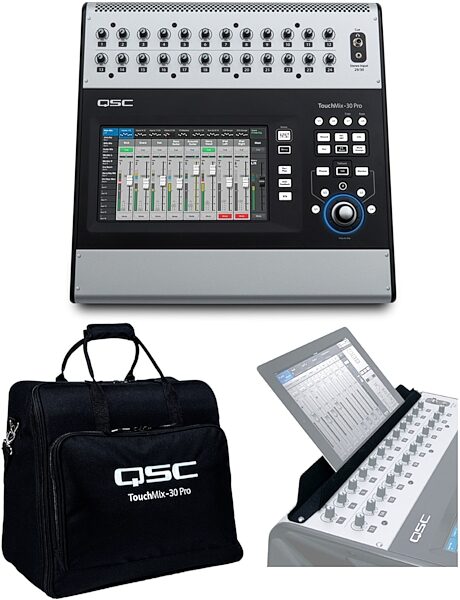 QSC TouchMix-30 Pro Digital Mixer, 32-Channel, Pack