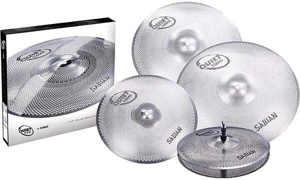 Sabian Quiet Tone QTPC504 Practice Cymbal Set, New, Main