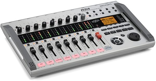 Zoom R24 Multi-Track Recorder Controller, Warehouse Resealed, Angle