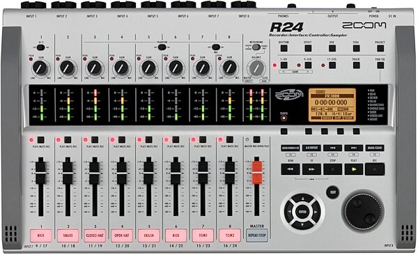 Zoom R24 Multi-Track Recorder Controller, Warehouse Resealed, Main