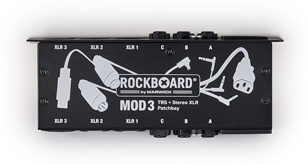 RockBoard MOD 3 V2 Pedalboard Patchbay, New, Action Position Front