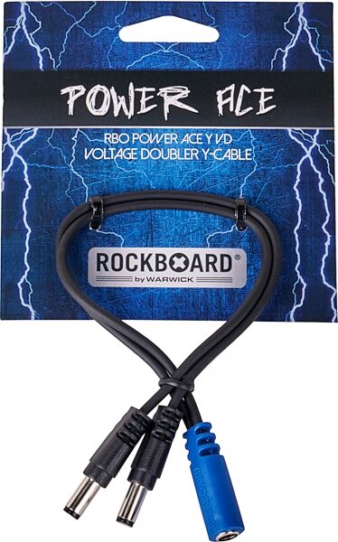 RockBoard Power Ace Voltage Doubler Y Cable, New, Action Position Back