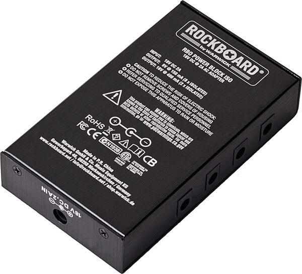 RockBoard Power Block ISO Pedal Power Supply, New, Action Position Back
