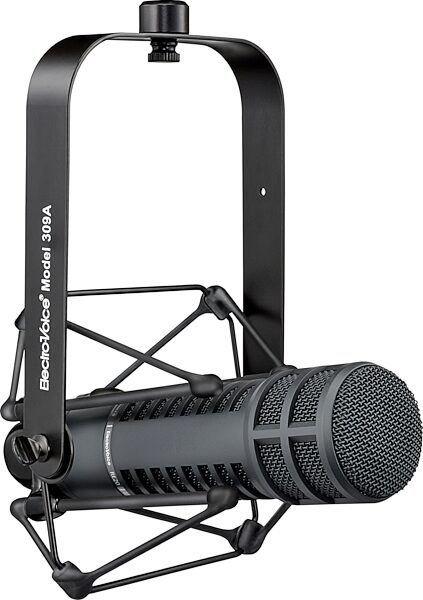Electro-Voice RE20 Classic Cardioid Dynamic Microphone, Black, With Optional 309A Shock Mount