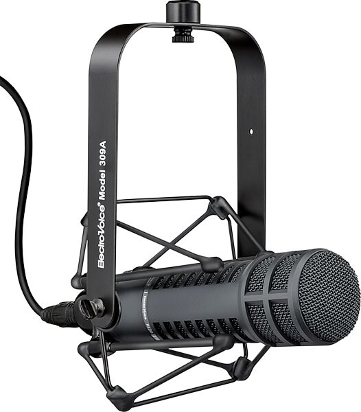 Electro-Voice RE20 Classic Cardioid Dynamic Microphone, Black, With Optional 309A Shock Mount