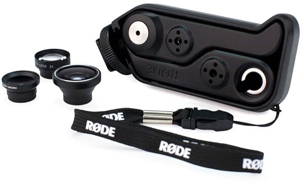 Rode RODEGrip Plus Mount and Lens Kit for iPhone 4, New, Included Items