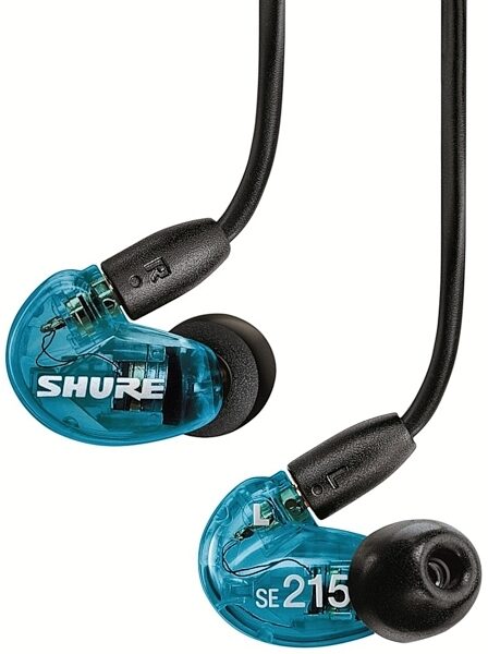 Shure SE215 Sound Isolating Earphones, Blue, SE215SPE, Special Edition, Main