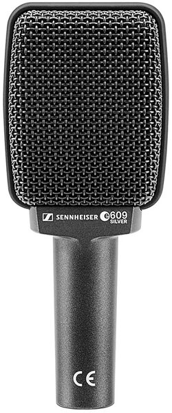 Sennheiser e609S Silver Guitar Microphone, New, Rear