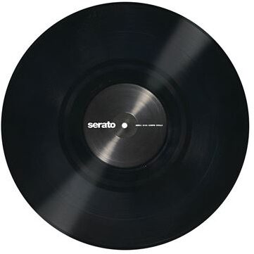 Serato Performance Series Control Vinyl, Black, Pair, Black