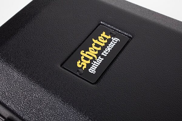 Schecter SGR13AC Acoustic Guitar Case, New, Logo Closeup