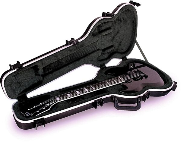 SKB 61 Molded Case for Gibson or Epiphone SG Guitars, New, Open View