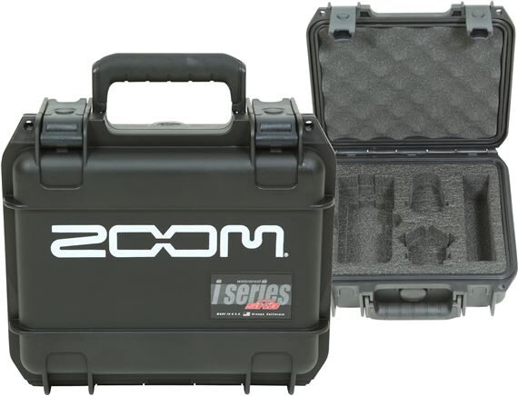 SKB iSeries Officially Licensed Case for Zoom H6, New, Open and Closed View