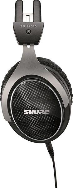 Shure SRH1540 Premium Closed-Back Headphones, Black, Blemished, Detail Side