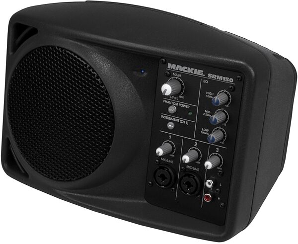 Mackie SRM150 Compact Active PA System, Black, Right