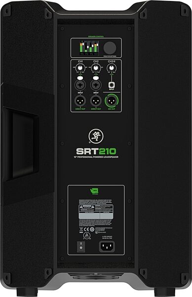 Mackie SRT210 Professional Powered Loudspeaker (1600 Watts, 10"), New, Main Back