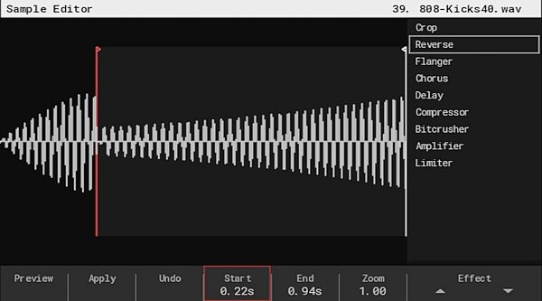 Polyend Tracker Standalone Audio Workstation, New, Screenshot