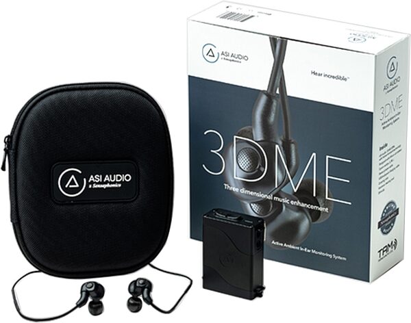ASI Audio 3DME Bluetooth Active Ambient In-Ear Monitor Headphones, Action Position Back
