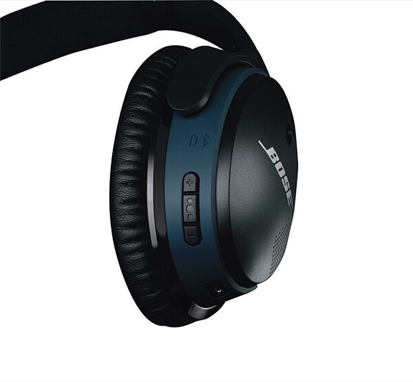 Bose SoundLink II Around Ear Wireless Headphones, Black, Black Closeup