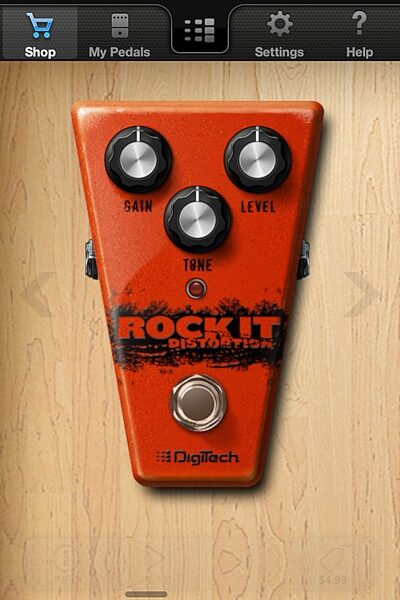 DigiTech iStomp Downloadable Guitar Effects Pedal, Rockit