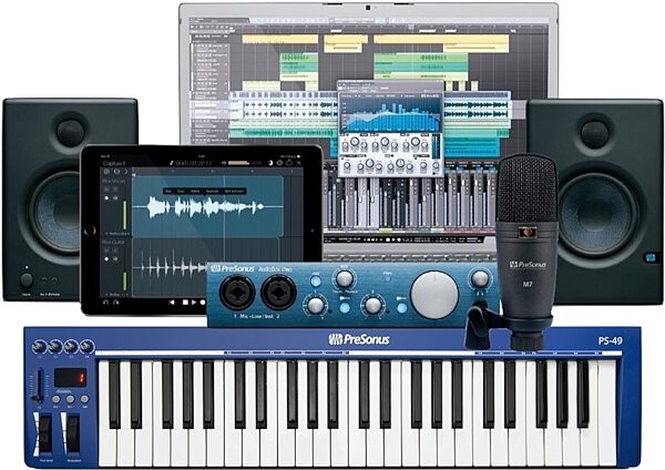 PreSonus Studio One Producer Recording Bundle, New, Main with all components Front