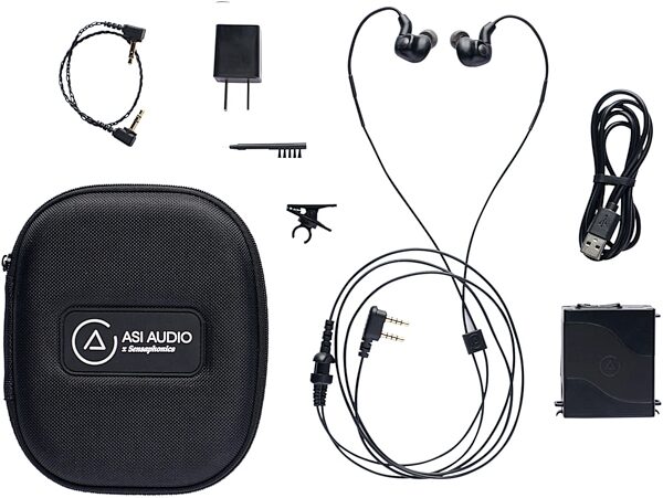 ASI Audio 3DME Bluetooth Active Ambient In-Ear Monitor Headphones, System