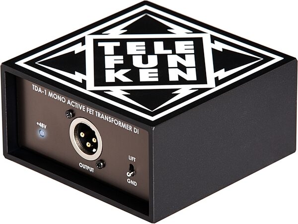 Telefunken TDA-1 Mono Active FET Transformer DI Direct Box, New, Main