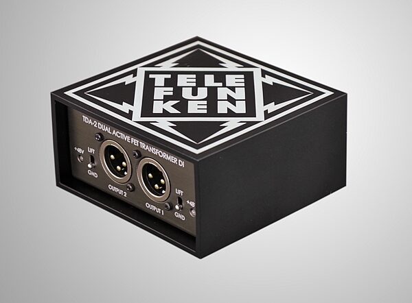 Telefunken TDA-2 Dual Active FET Transformer DI Direct Box, New, Main