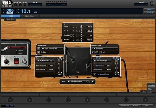Cakewalk Sonar Artist Music Production Software, Screenshot Amplifier