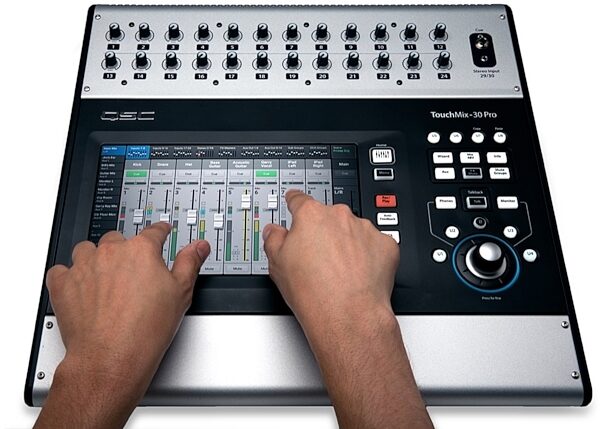 QSC TouchMix-30 Pro Digital Mixer, 32-Channel, In Use 4
