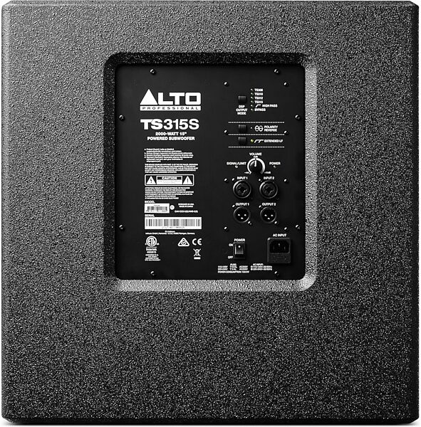 Alto Professional TS315S Powered Subwoofer, New, Action Position Back