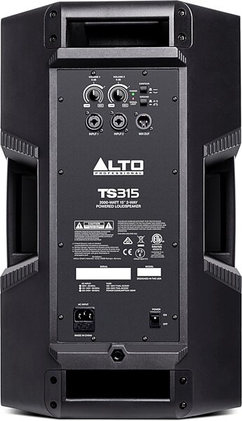 alto ts315 dimensions