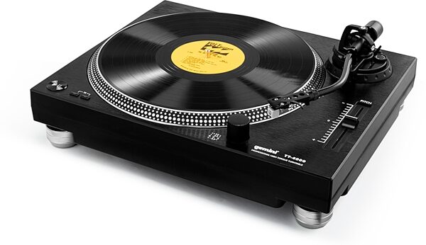 Gemini TT-4000 Direct-Drive Pro DJ Turntable with USB, New, Angled Front
