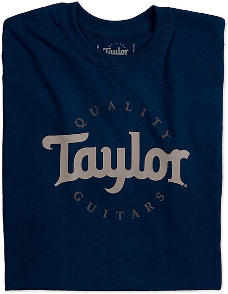 Taylor Men's Two-Color Logo T-Shirt, Navy, Large, Action Position Front