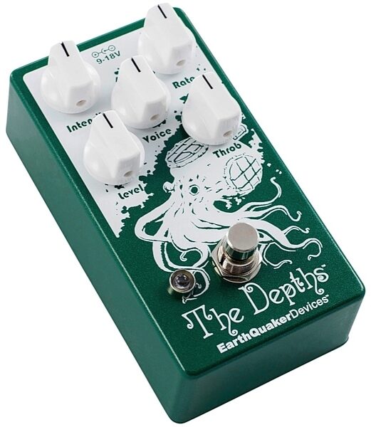 EarthQuaker Devices The Depths V2 Optical Vibe Vibrato Pedal, New, View