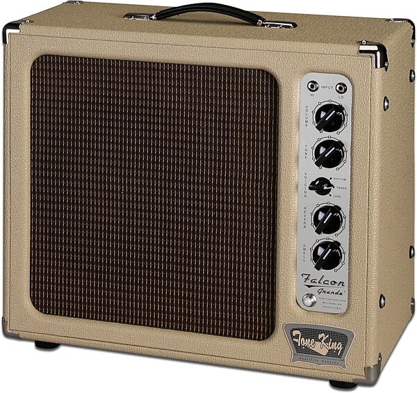 Tone King Falcon Grande Guitar Combo Amplifier (20 Watts, 1x12"), Cream, 20 Watts, Action Position Back
