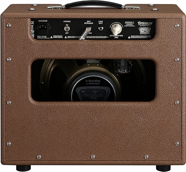 Tone King Gremlin Guitar Combo Amplifier (5 Watts, 1x12"), Brown Beige, 5 Watts, Warehouse Resealed, Action Position Back
