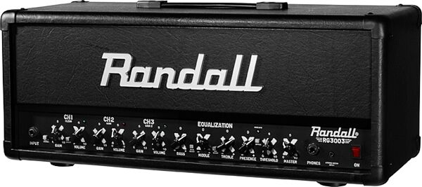 Randall RG3003H Guitar Amplifier Head (300 Watts), New, Angle