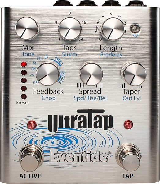 Eventide UltraTap Delay Reverb and Modulation Pedal, New, Action Position Front