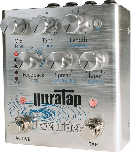 Eventide UltraTap Delay Reverb and Modulation Pedal, New, Action Position Side