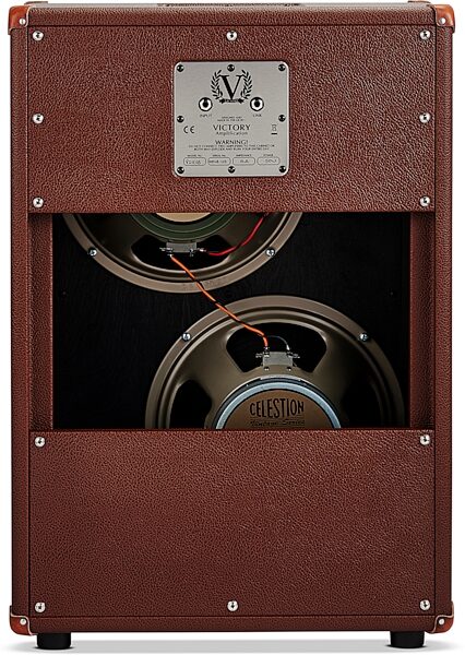 Victory V212-VB Celestion Gold Guitar Speaker Cabinet (100 Watts, 2x12), 16 Ohms, Action Position Back