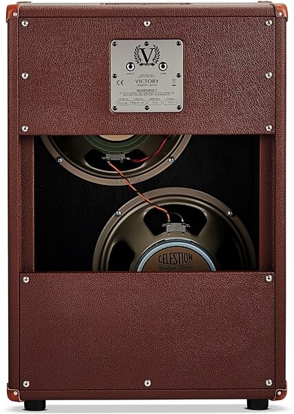 Victory V212-VB Celestion Gold Guitar Speaker Cabinet (100 Watts, 2x12), 16 Ohms, Main Back