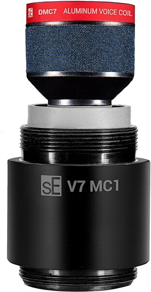 sE Electronics V7 MC1 Microphone Capsule for Shure Wireless Handheld Transmitters, Nickel, for Shure Wireless Systems, Action Position Back
