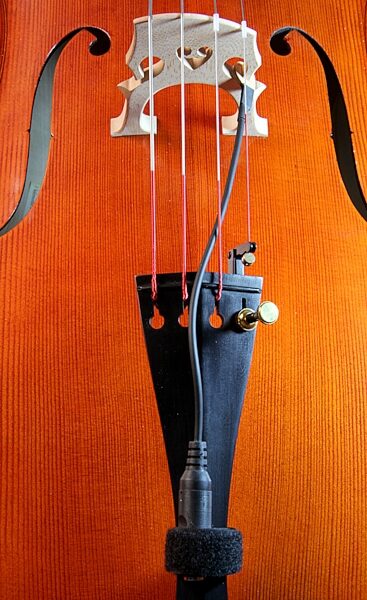 KNA VC-1 Portable Piezo Pickup for Cello, New, Action Position Back