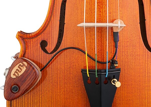 KNA VV-2 Portable Violin Piezo Pickup, New, Action Position Back