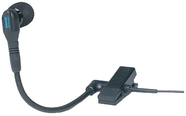 Shure Beta WB98H/C Miniature Cardioid Condenser Clip-on Instrument Microphone (with TA4F Connector), New, Main