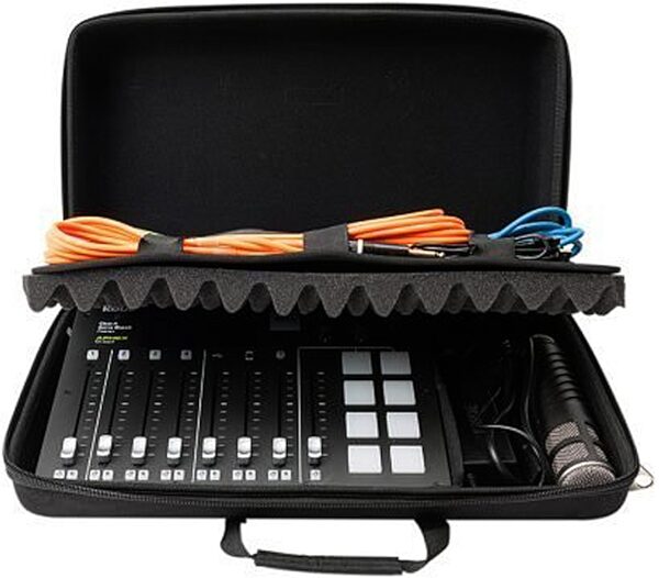 Magma CTRL Case for Rode RODECaster Pro and Microphones, New, Action Position Back
