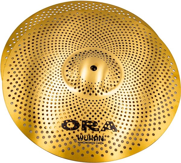 Wuhan Outward Reduced Audio Hi-Hat Cymbals, 14&quot;, Action Position Back